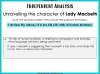Macbeth - Lady Macbeth and Macbeth Teaching Resources (slide 8/36)